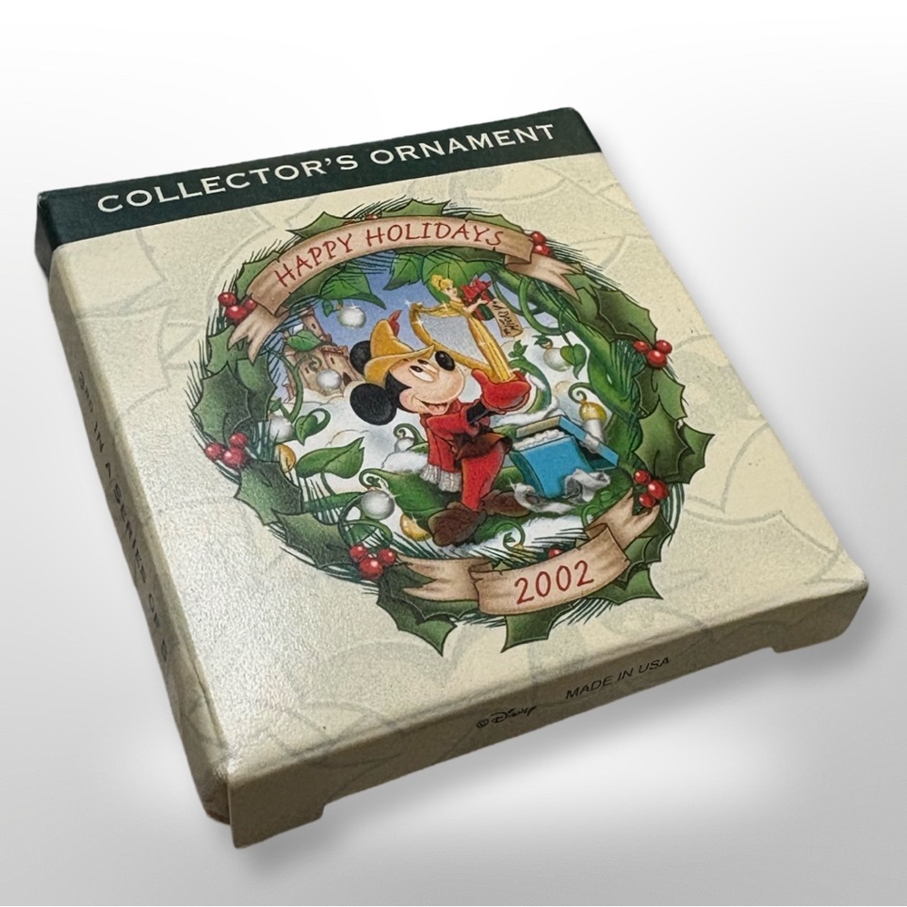 Disney 2002 Happy Holidays Collector's Plate Mickey and the Beanstalk Christmas - Picture 2 of 4